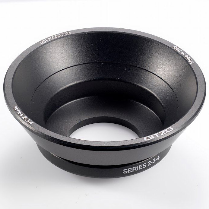 GTZ-GS3322V100 100 mm Half Bowl Video Adapter with Systematic 2-4 Series