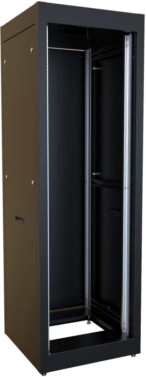 Picture of Hammond Manufacturing C2RR196323BK1 19 x 63 x 23 in. 36U C2 Rapid Rack Equipment Storage Cabinet, Black