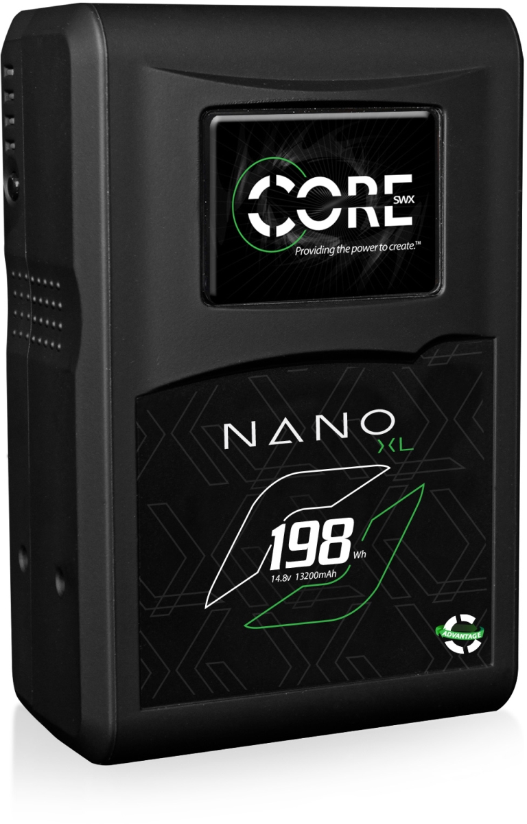 Picture of Core SWX CSW-NANO-XLV 178Wh 12Ah 14.8V V-Mount Mini Li-ion Camera Battery Pack