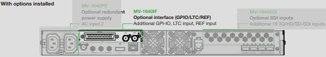 Picture of FOR-A FORA-MV-1640IF MV-1640IF Optional GPI-IO LTC-IN & Ref-In Video Equipment