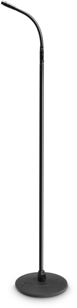Microphone Stand - Black - Adjustable Height - XLR Connector