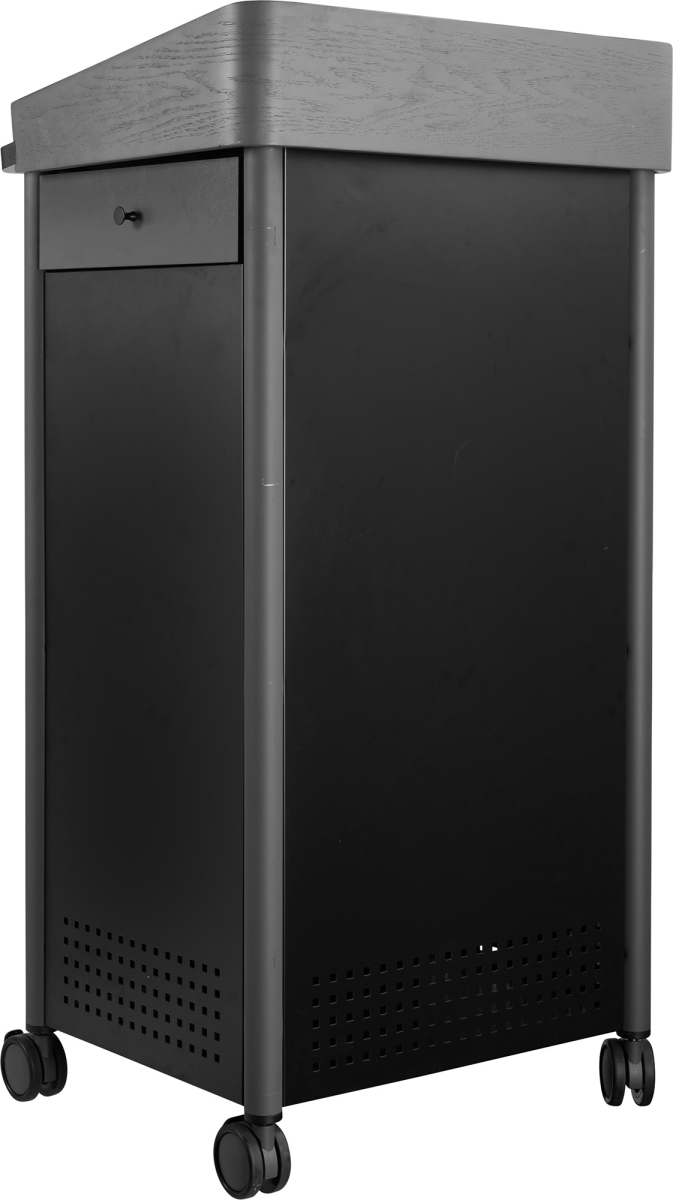 Picture of Oklahoma Sound OK-GSL 25.5 in. Greystone Lectern with Sound System, Charcoal