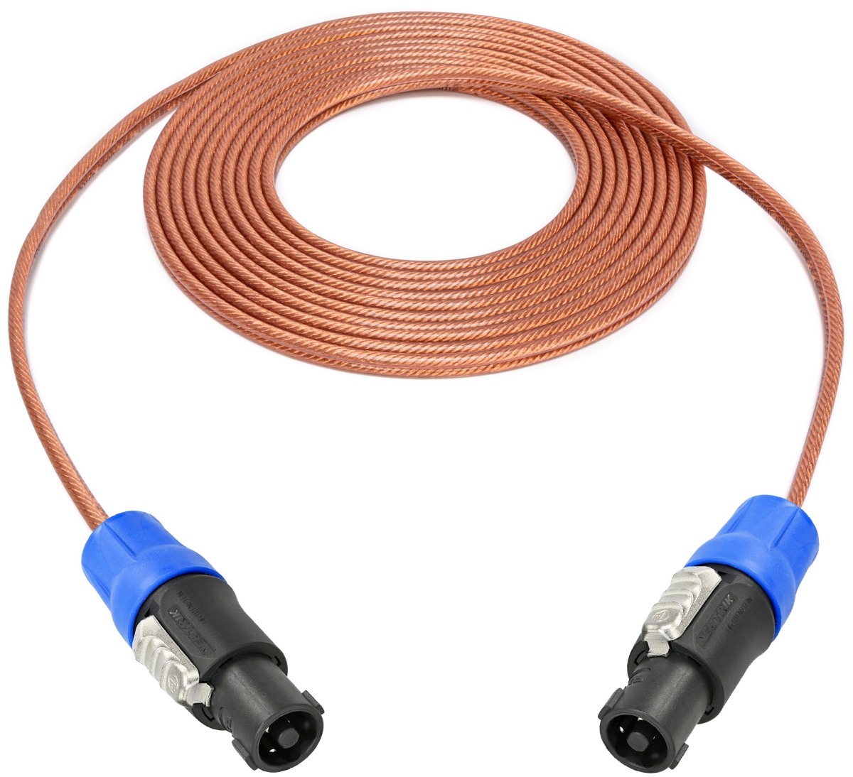 NL4FC-12-100 100 ft. 12AWG Speaker Cable for Neutrik NL4FC SpeakON to NL4FC SpeakON Connectors