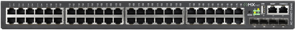 Picture of AVPro Edge APR-AC-MXNETSW48 Copper PoE Network Switch with 48 Ports
