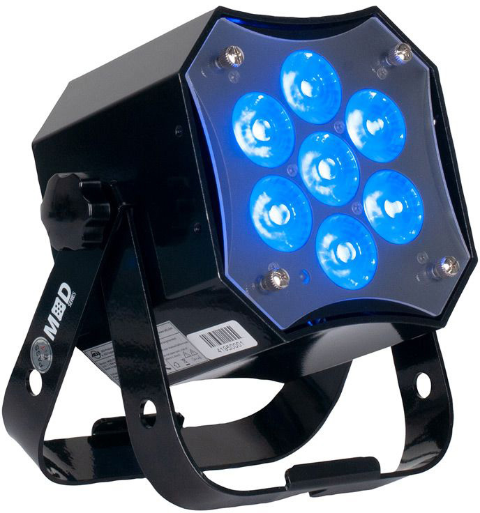 Picture of ADJ AMDJ-MOD245 7x 8 watts MOD STQ Compact High Output & Low Power Draw LED Par Light with RGBW LED Diodes