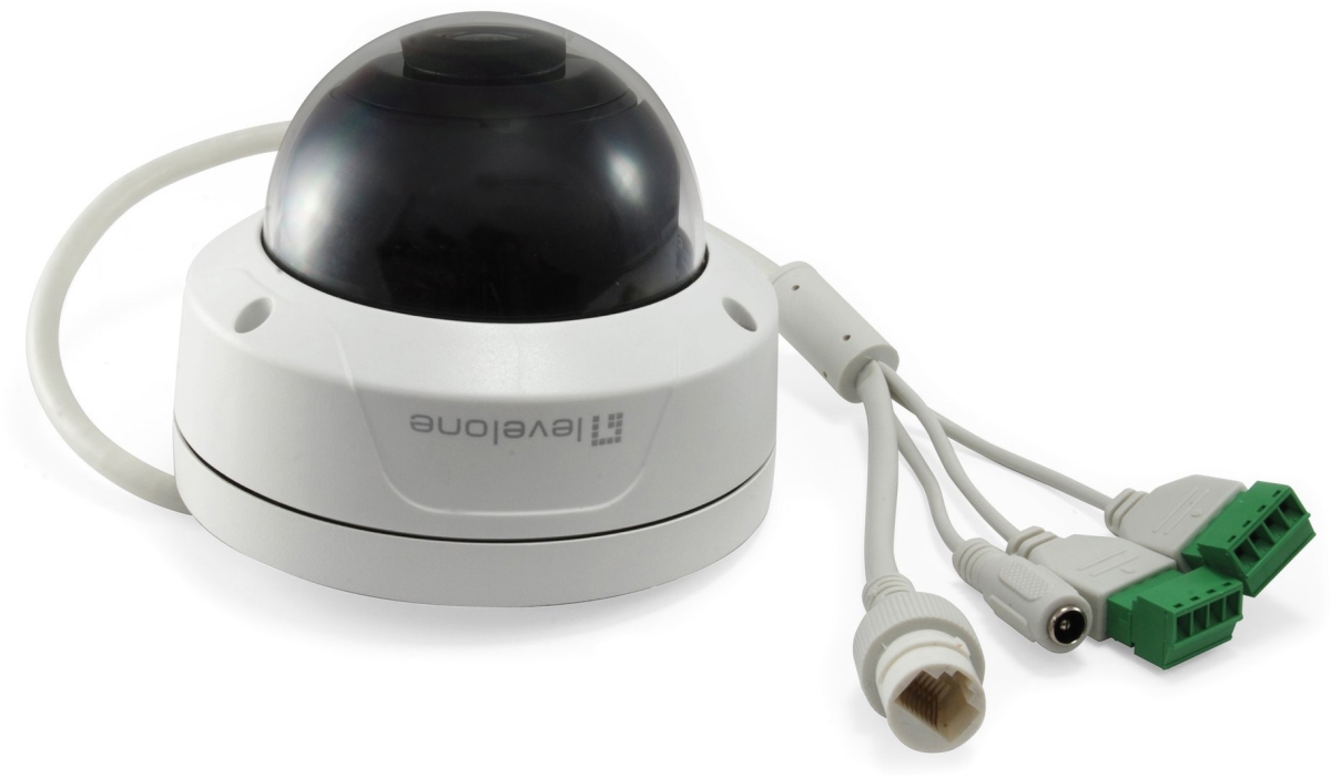 Picture of LevelOne LVL1-FCS-3090 Fixed Dome H.265 & 264 5MP - 802.3af PoE IP Network Camera
