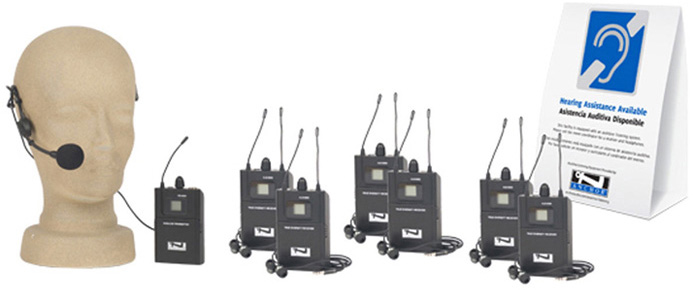 AN-TOUR-9000 Wireless Tour Guide Audio Listening for up to Six Users