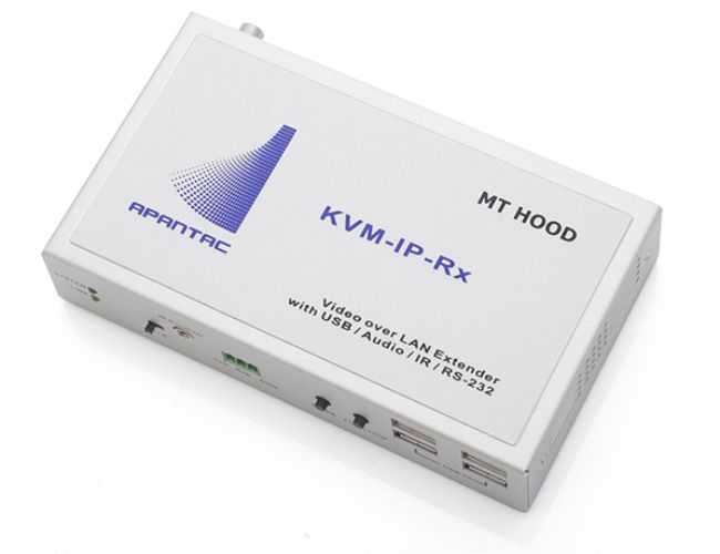 Picture of Apantac APA-KVM-IP-RX KVM Receiver over IP with USB Mouse & Keyboard over Gigabit Ethernet LAN
