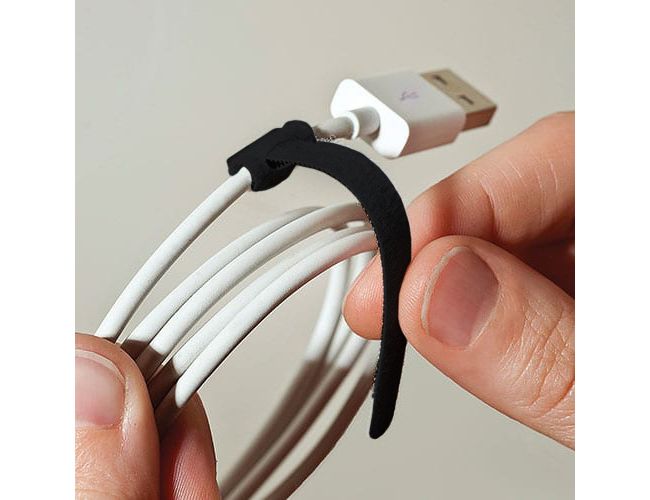 RIP-Q-35-01M-BK 0.25 x 3.5 in. Mini Cable Wraps, Black - 1008 Piece