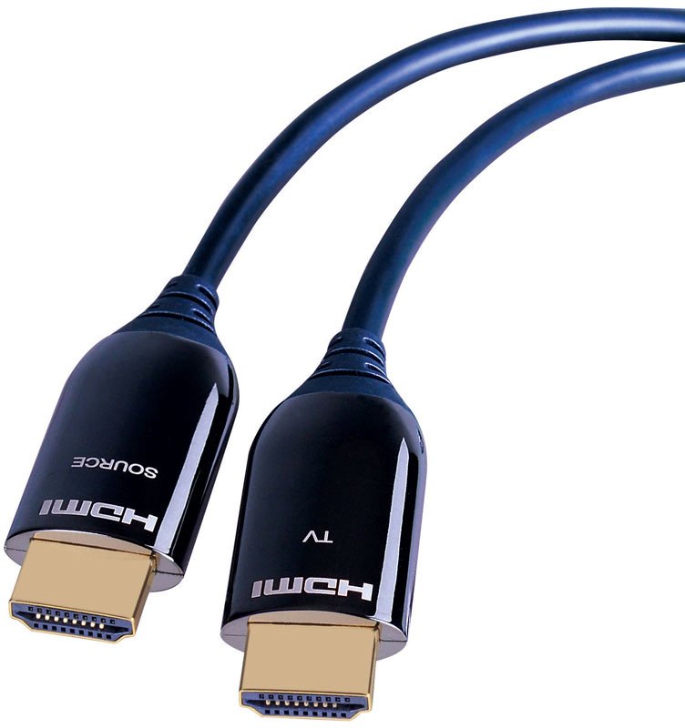 Picture of Vanco VCO-UHDFBR200C 200 ft. CL3 18Gbps Active High Speed HDMI Optical Cables&#44; Black