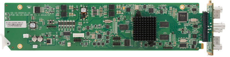 APA-OG-U5000SET1 OG-US-5000-SET-1 HDMI 2.0 & 12G-SDI openGear Universal Scaler with Genlock & 2 Slot Rear Module