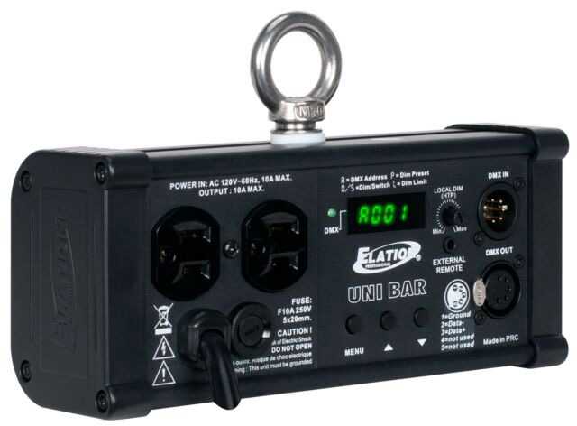 ELAT-UNIBAR UNI Bar Single DMX Channel Switch & Dimmer Pack