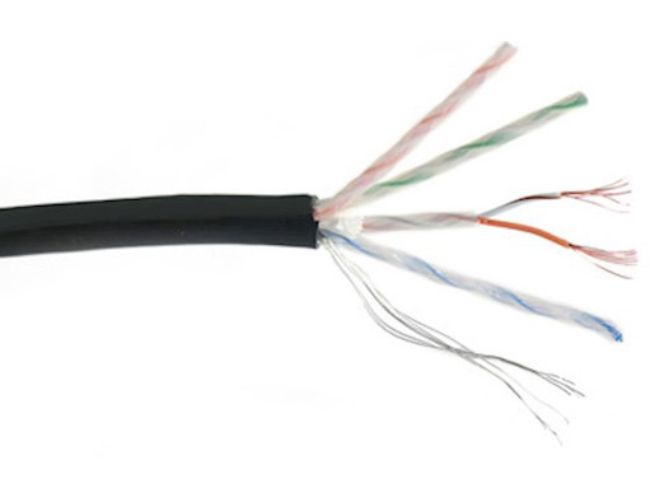 Picture of West Penn Wire WP-PROCAT5E-S500 500 ft. Ultra Flexible Pro Cat5E Shielded Cable