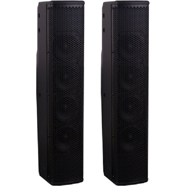 Picture of MuxLab MUX-500220 Dante 60W Two Column PoE Speakers