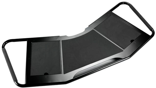 CHF-FCA613 Large Height-Adjustable Accessory Storage Shelf, Black