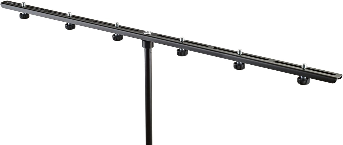 KM-23560 0.62 in. Microphone Bar with Threads Holds Six Microphones