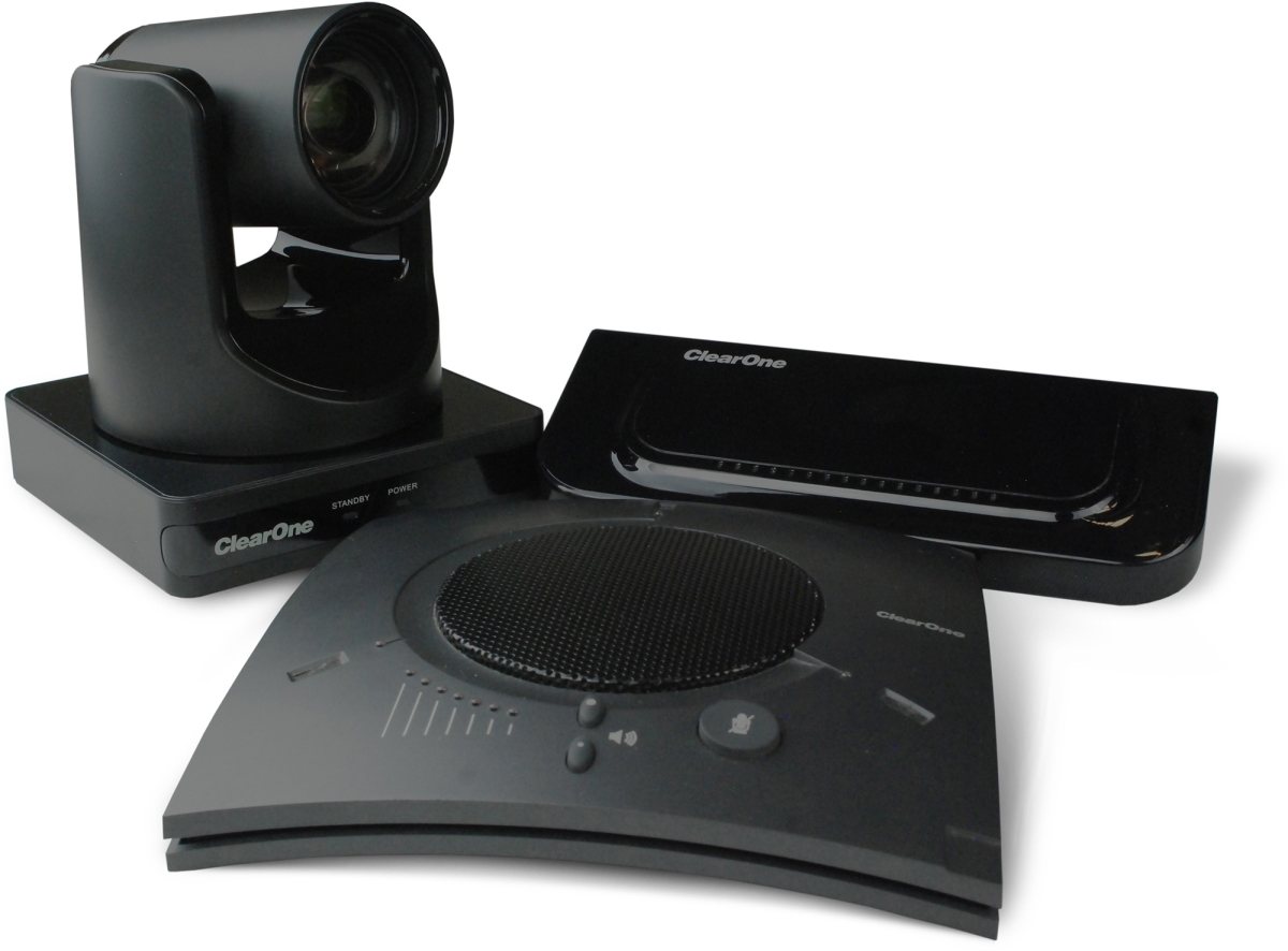 Picture of ClearOne Communications CL1-930-3001-050 Collaborate Versa 50 Hub with UNITE 50 4K ePTZ HD Camera & CHAT 150 Speakerphone