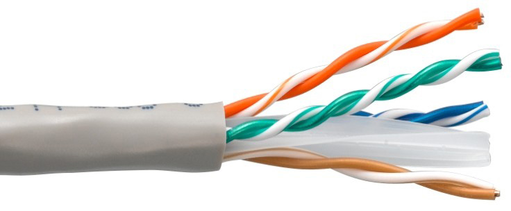 Picture of Connectronics CTX-10X8211THCMR 1000 ft. 550MHz CAT6 Ethernet Cable, Grey