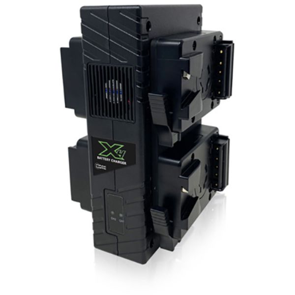 Picture of Core SWX CSW-GP-X4S Compact V-Mount 4-Position Fast 4hr Charger for Two 98wh Packs 3a Fast Charge