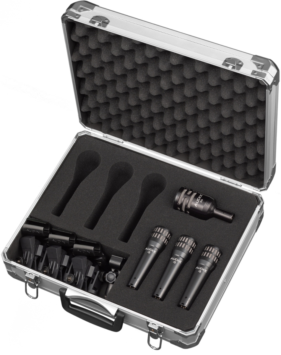 Picture of Audix AUD-DP4 Drum Microphone Package&#44; 4 Piece