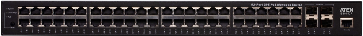 Picture of ATEN ATEN-ES0152P 52-Port GbE PoE Managed Switch with 48x RJ-45 10&#44; 100&#44; 1000 Mbps Ports & 4x SFP Plus Uplink Ports
