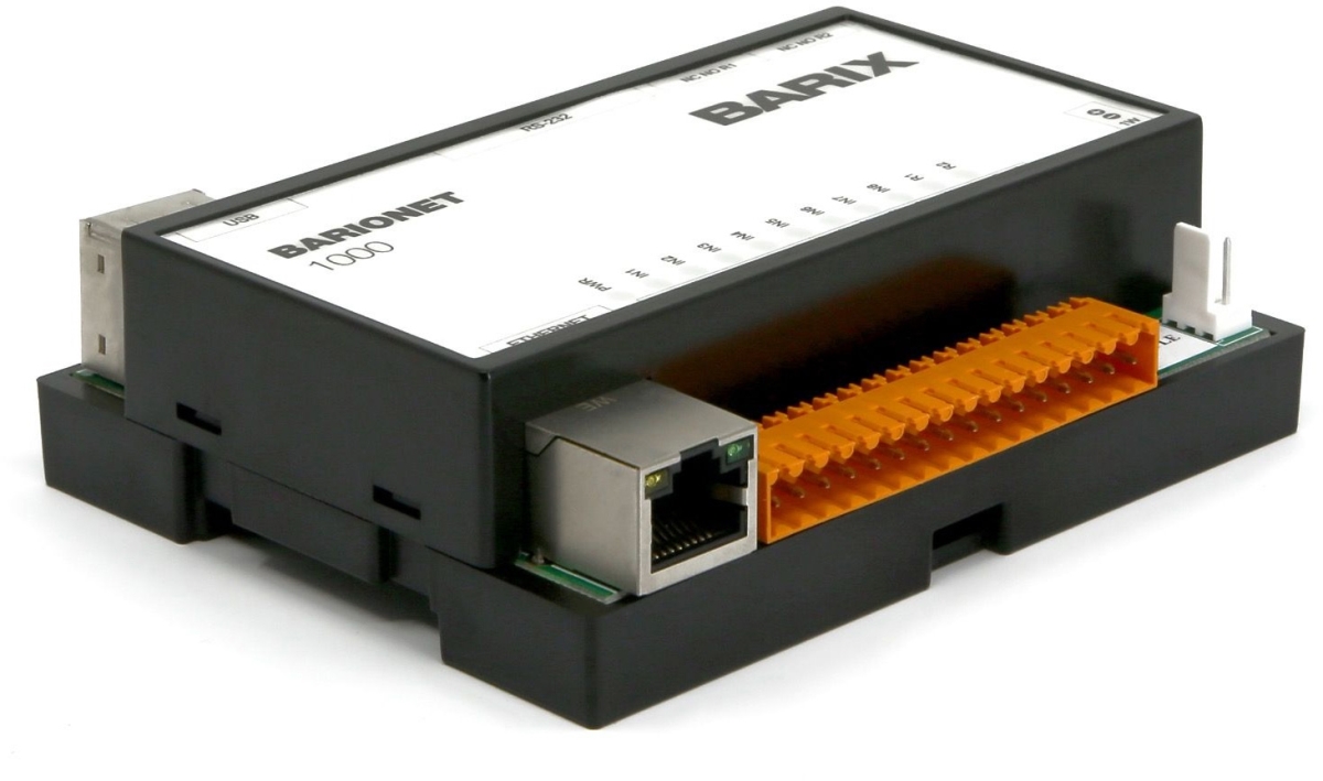Picture of Barix Technology BARIONET-1000 Linux Open-WRT Based Universal Fully Programmable Input-Output Device