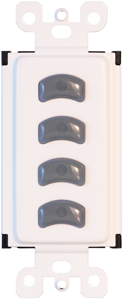 P700-5432WH Vignette 485 with Four Button Master Insert for E1.31 SACN or DMX512, White