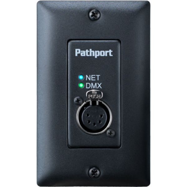 P6102SS Pathport Uno Gateway with 1 XLR5F DMX Output, Stainless Steel