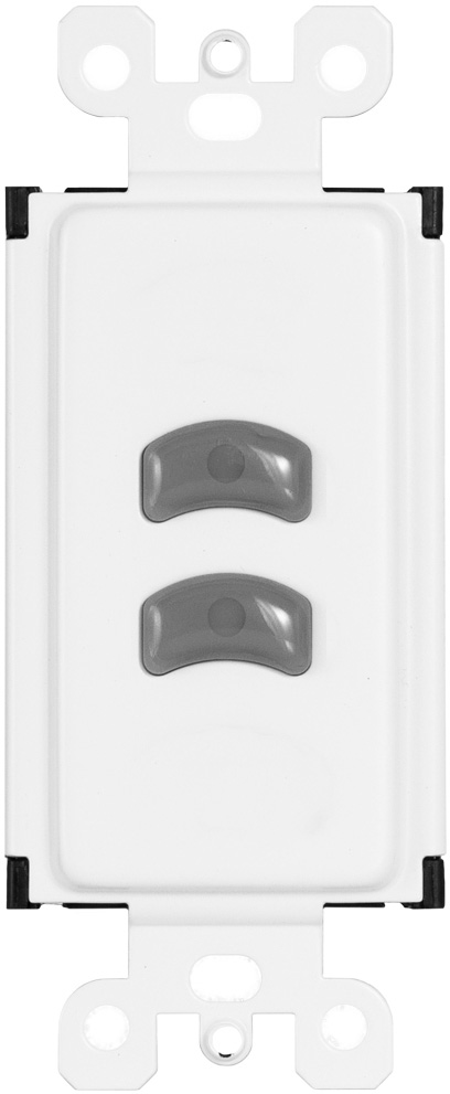 Picture of Pathway Connectivity Solutions P700-5411WH Vignette PoE with Two Button Master Insert, White