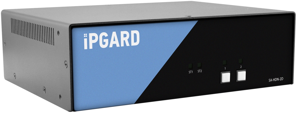 SAVI-SA-HDN-2D 2-Port DH Secure DisplayPort HDMI KVM with Audio