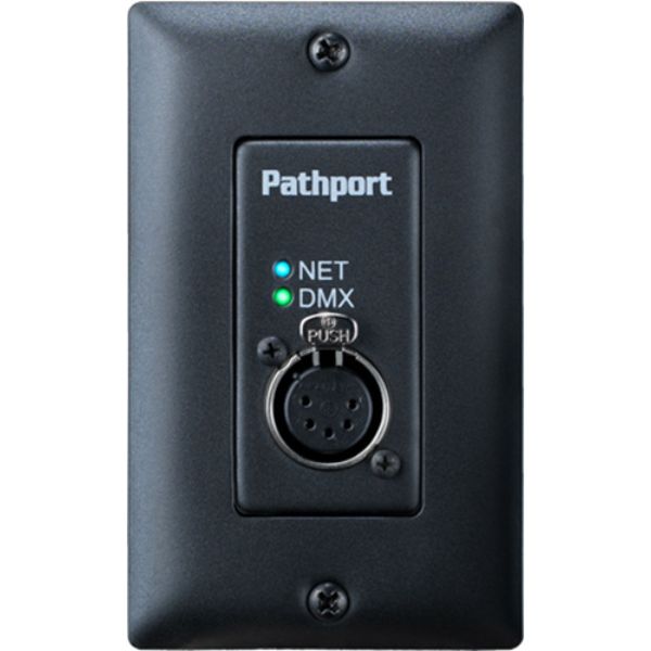 Picture of Pathway Connectivity Solutions P6101BL Pathport Uno Gateway with 1 XLR5M DMX Input, Black