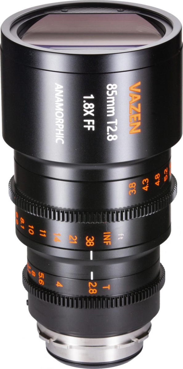 Picture of Vazen Lens VAZEN-VZ8518FFAN 85 mm T2.8 1.8X Anamorphic Lens for PL - EF Full Frame Cameras