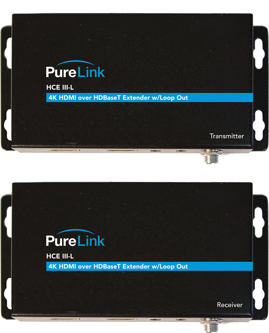 Picture of PureLink PLK-HCEIIIL-TXRX 4K HDMI Over HDBaseT Extension Tranismitter-Receiver System with Loop Out