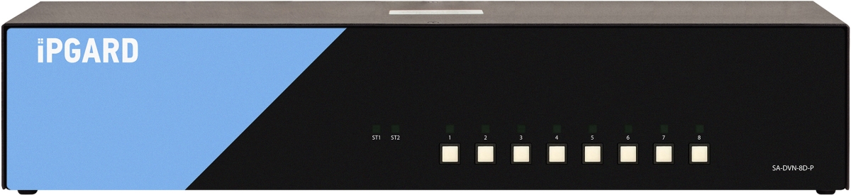 SAVI-SA-DVN-8D-P 8-Port DH Secure Pro DVI-I KVM with Audio & CAC
