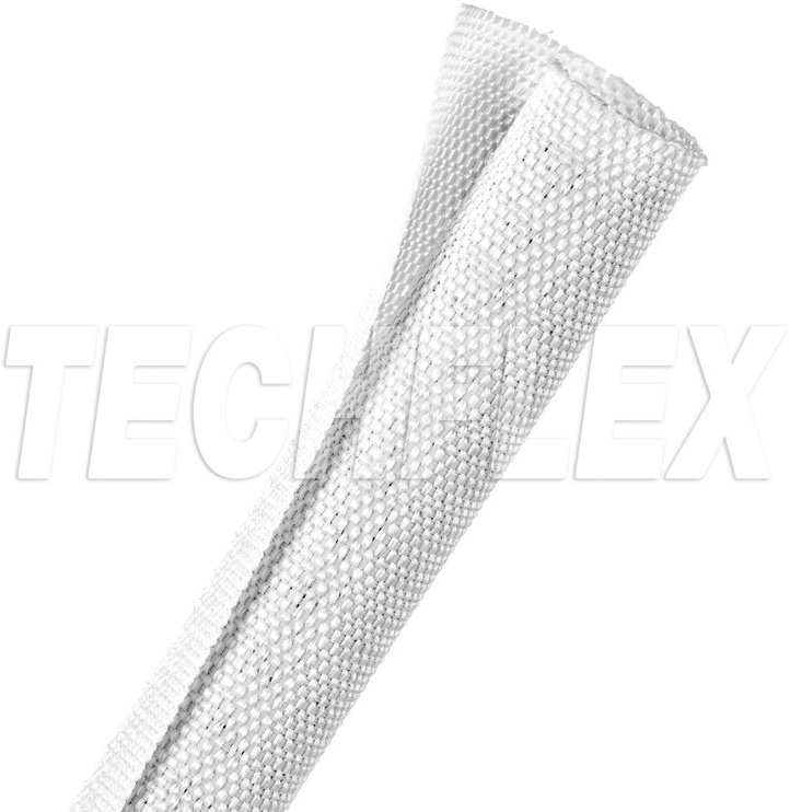 TFX-F6W075WH-150 150 ft. Woven Harness Wrap 0.75 in. Diameter, White