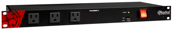 RAD-POWER-1 19 in. Rack Mount Power Conditioner Surge Suppressor - 11 Outlets