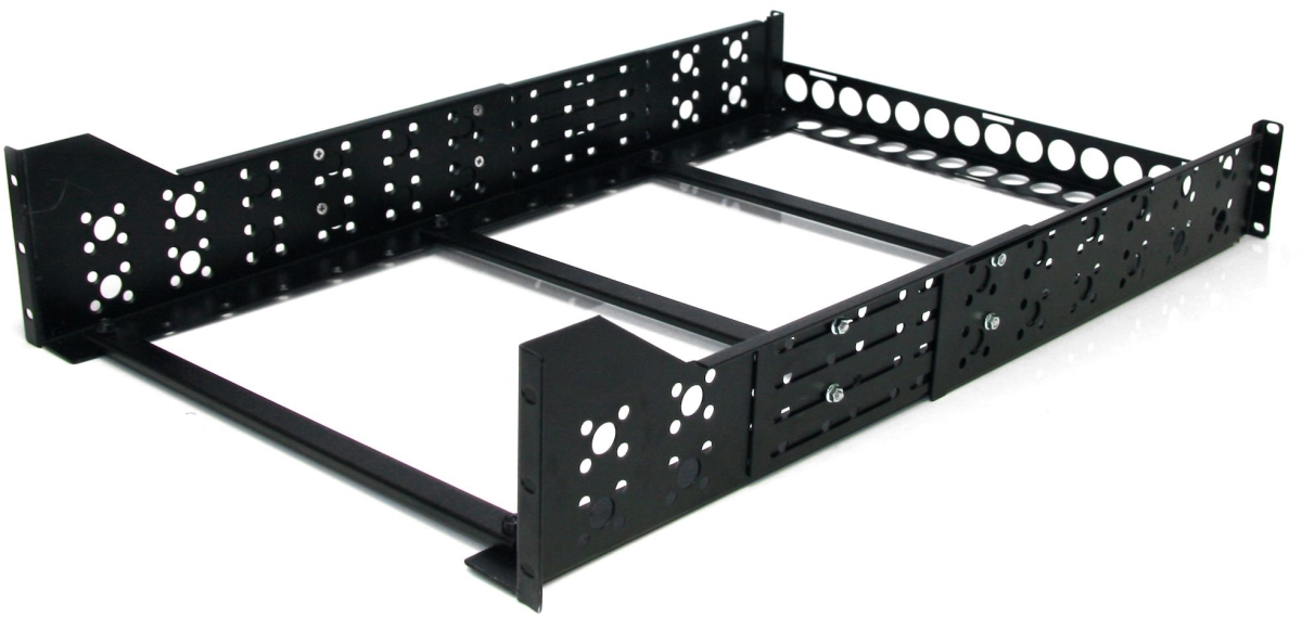 ST-UNIRAILS3U 3U Fixed 19 in. Adjustable Depth Universal Server Rack Rails