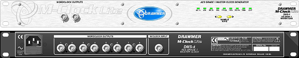 Picture of Drawmer M-CLOCK-LITE DMS-4 Master Clock with 10 Clock Out