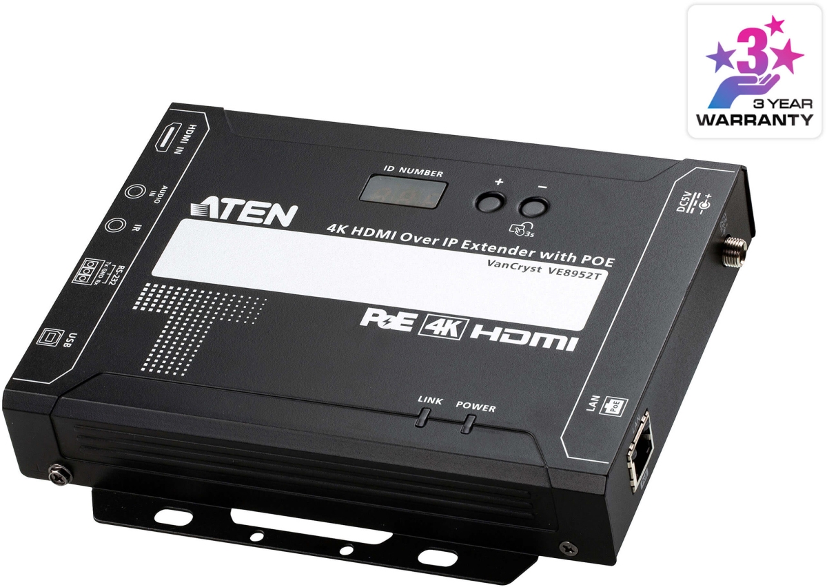 Picture of Aten ATEN-VE8952T 4K HDMI Over IP Transmitter with PoE