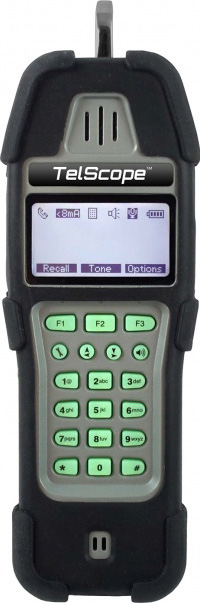 PLAT-TLA300 Tel Scope Telco Line Analyzer with Angled Bed of Nails - Piercing Clip Cord Set & RJ Plug