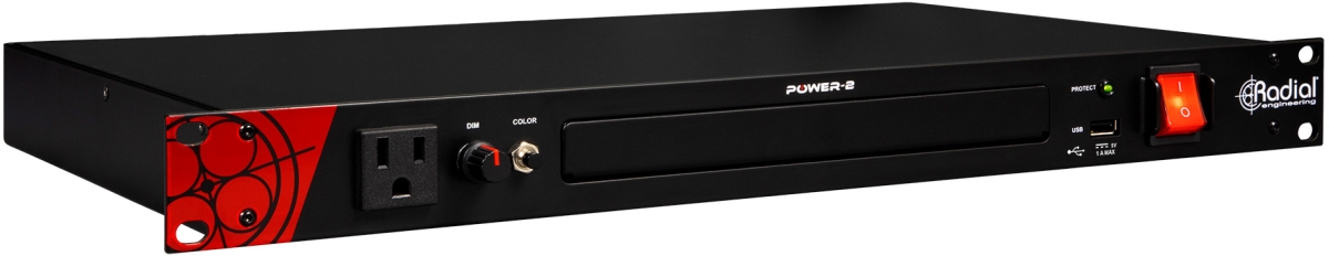 RAD-POWER-2 19 in. Rack Mount Power Conditioner & Surge Suppressor - LED Lighting