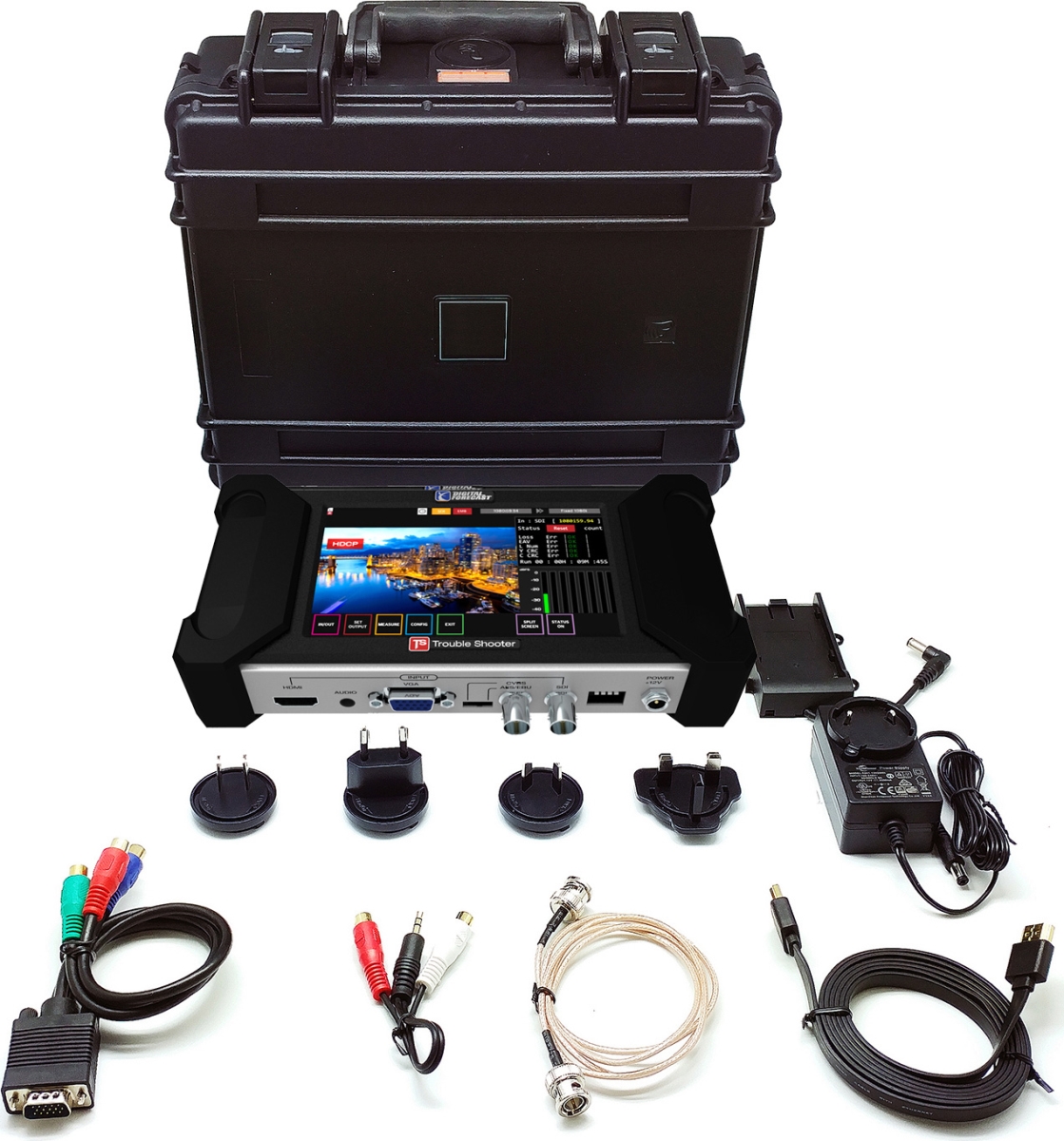 DF-X-TS-PACK-V3 Bridge Video, Audio Troubleshooter & Cross Converter Hard Case Bundle