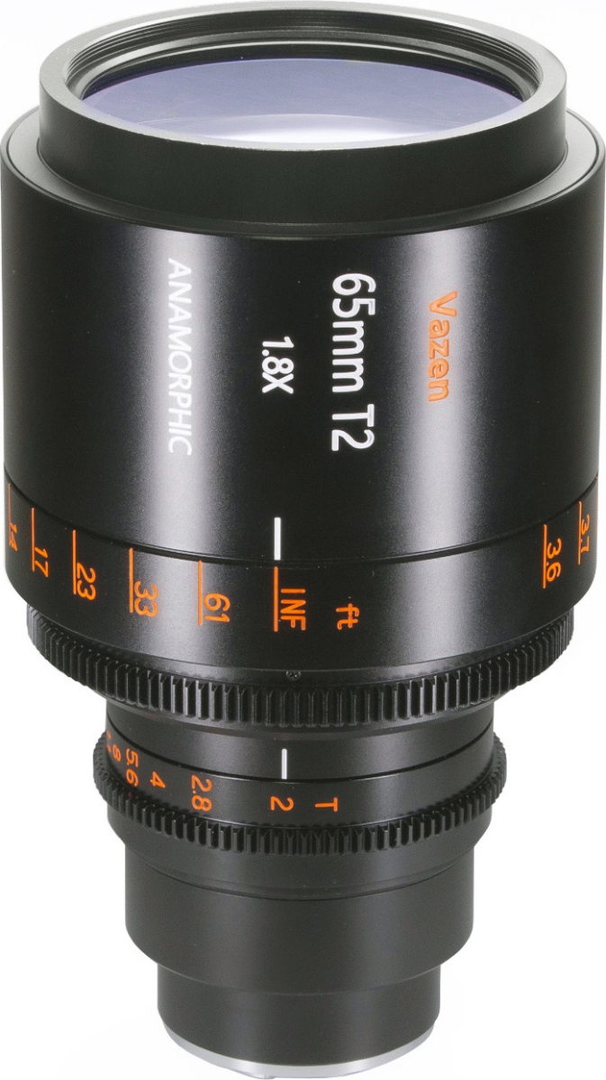 Picture of Vazen Lens VAZEN-VZ6518ANA 65 mm t-2 1.8x Anamorphic MFT Lens for Micro Four Thirds Cameras