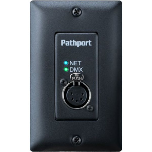 Picture of Pathway Connectivity Solutions P6102BL Pathport Uno Gateway with 1 XLR5F DMX Output, Black
