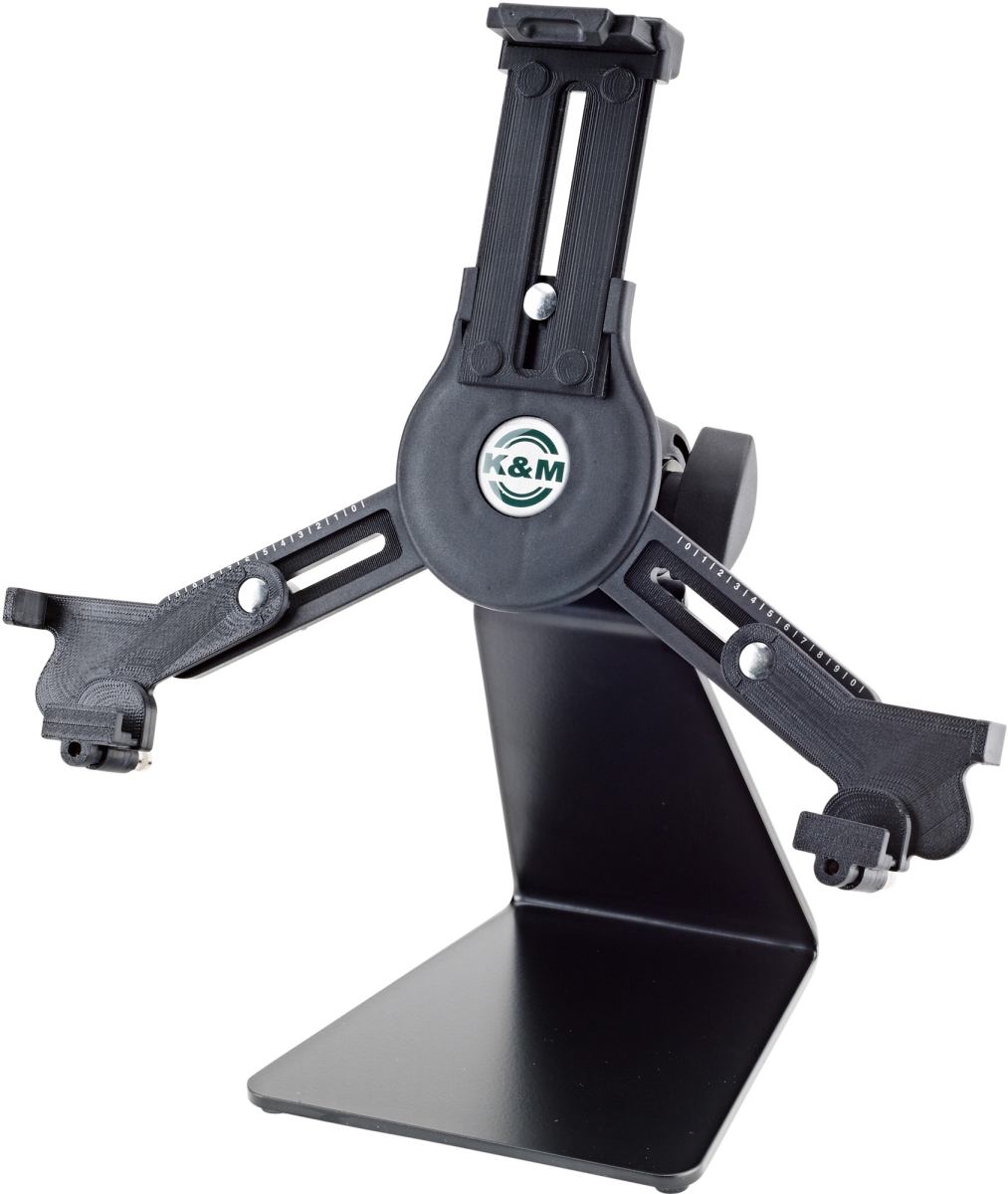 Picture of K&M America KM-19792 Universal Tablet Holder & Table-Desk Stand&#44; Black