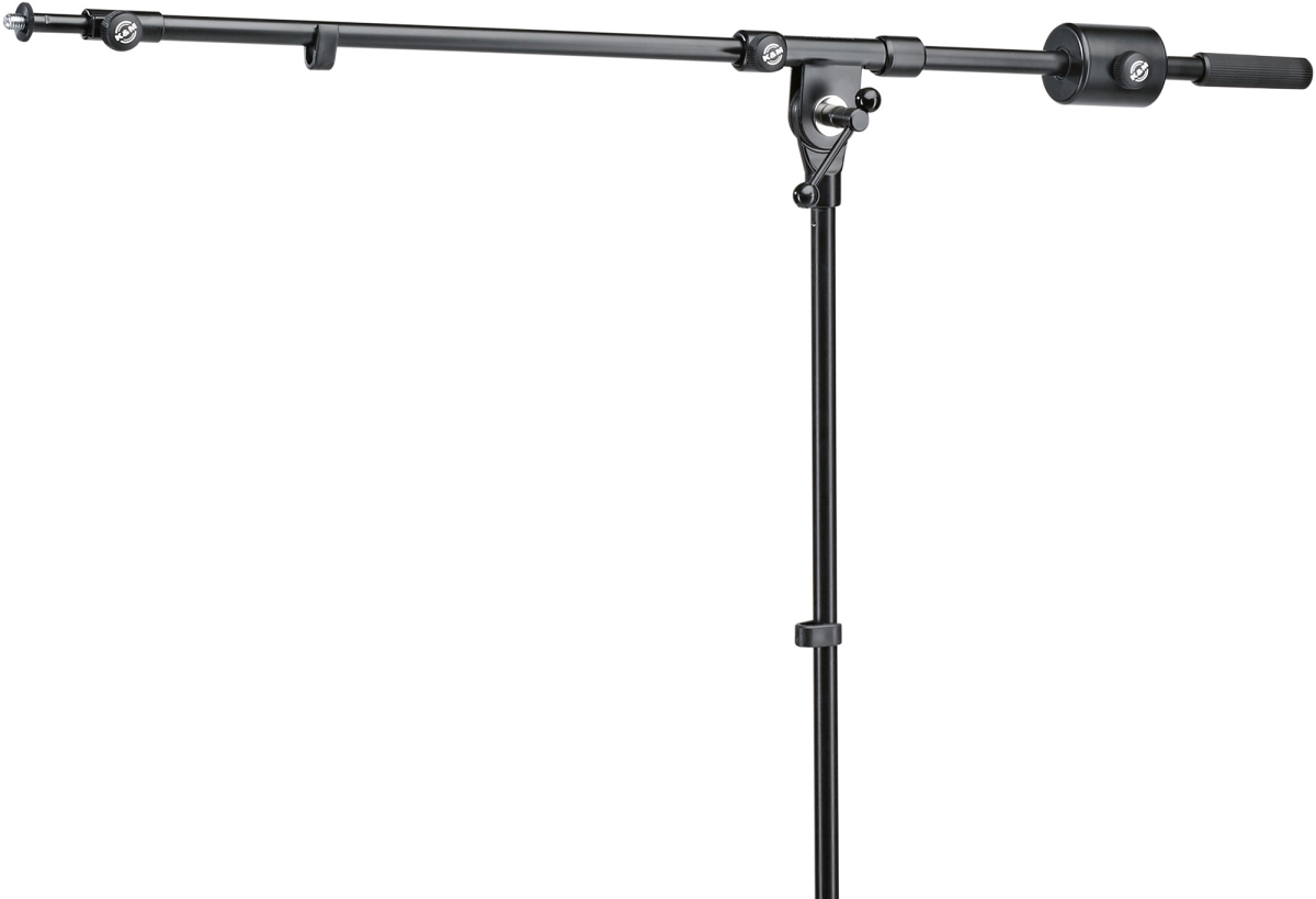 Picture of K&M America KM-25530 Extra Long Adjustable Microphone Boom Arm with Weight&#44; Black