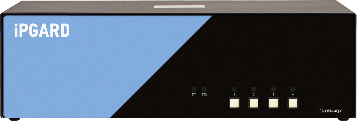 SAVI-SA-DPN-4Q-P 4-Port QH Secure Pro DisplayPort KVM with Audio & CAC
