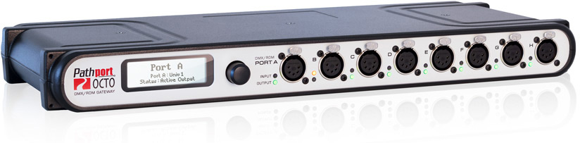 Picture of Pathway Connectivity Solutions P6421 Pathport Octo 8-Port Gateway with Rear XLR5F