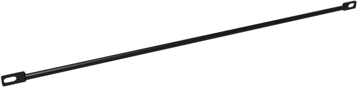 HMND-CLB190BK 0.25 in. Straight Cable Lacing Bar, Black - Pack of 10