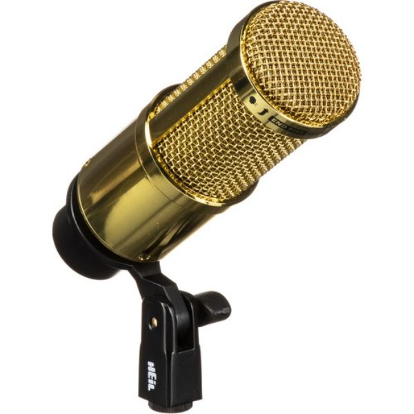 HEIL-PR40G Large Diameter Dynamic Studio Microphone - Gold Body & Grill -  Heil Sound